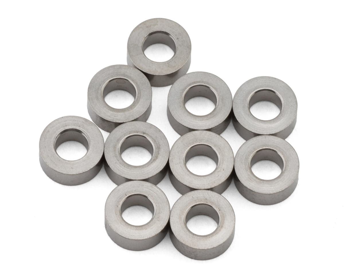 1UP Racing Pro Duty 3x6x2.5mm Titanium Shims (10)
