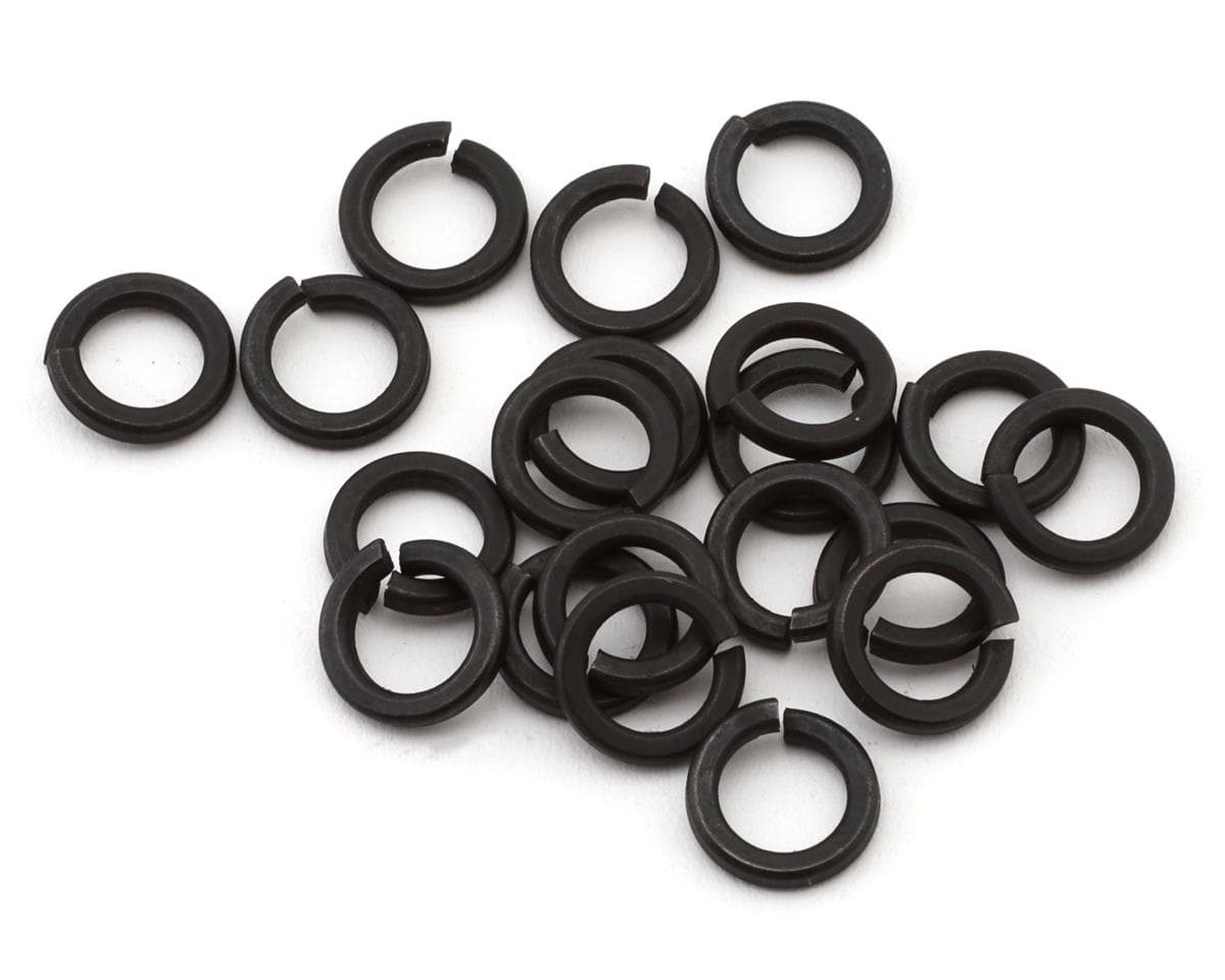EcoPower 5mm "High Strength" Steel Lock Washers (Black) (20)