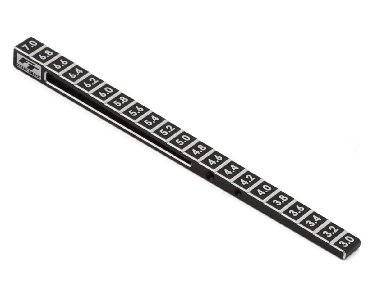 Team Associated Factory Team Aluminum Stepped On-Road Ride Height Gauge (3-7mm)