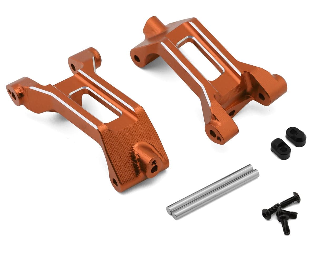 Treal Hobby 7075 Aluminum Front C-Hub Carriers for Traxxas® Funco® Pro Scale® (Orange) (2)