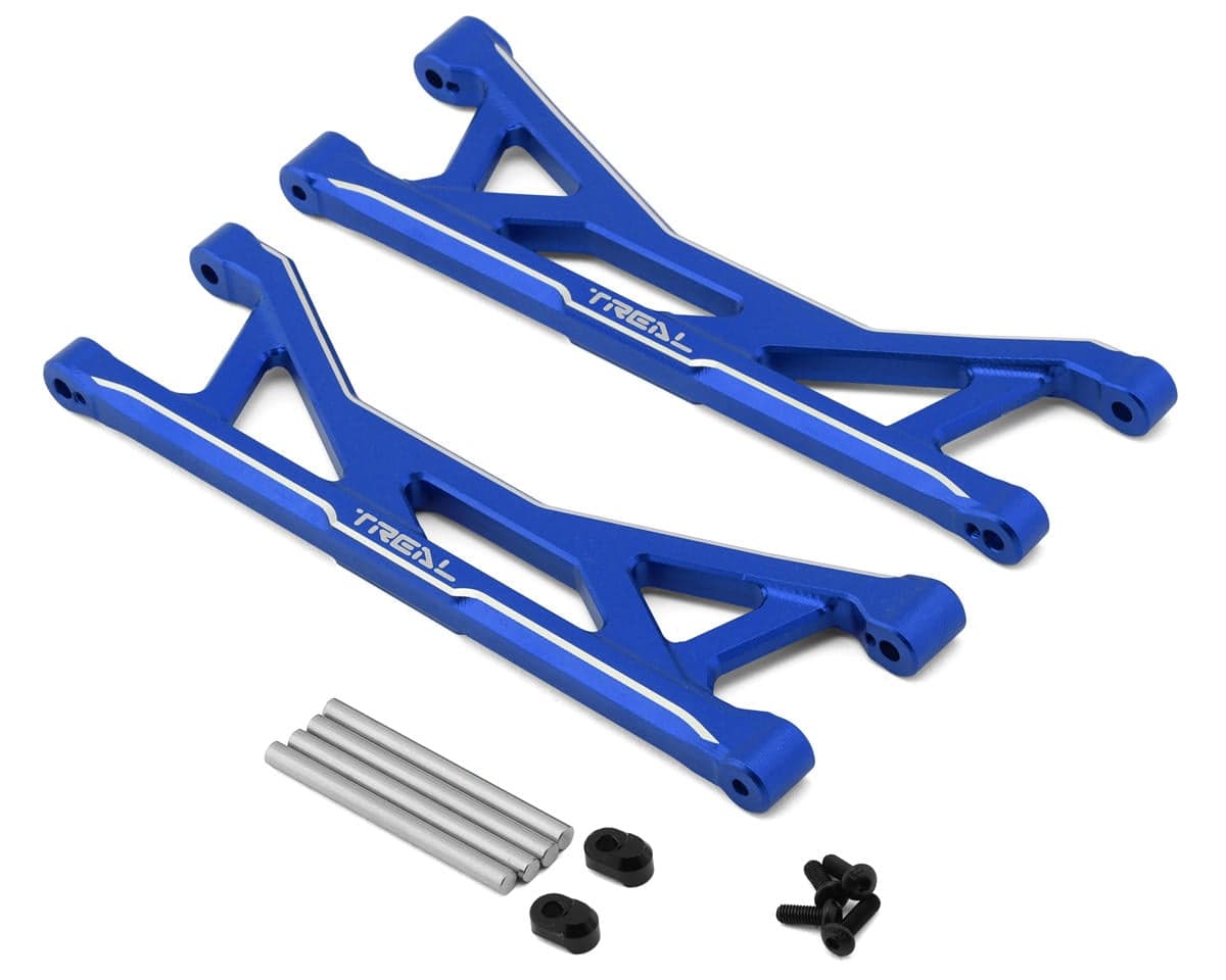 Treal Hobby Aluminum Rear Upper Suspension Arms for Traxxas® Funco® Pro Scale® (Blue) (2)