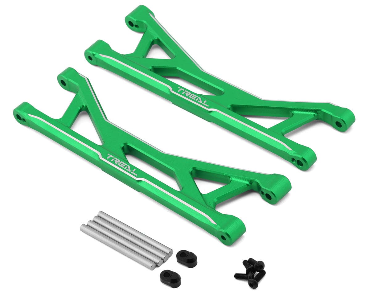 Treal Hobby Aluminum Rear Upper Suspension Arms for Traxxas® Funco® Pro Scale® (Green) (2)