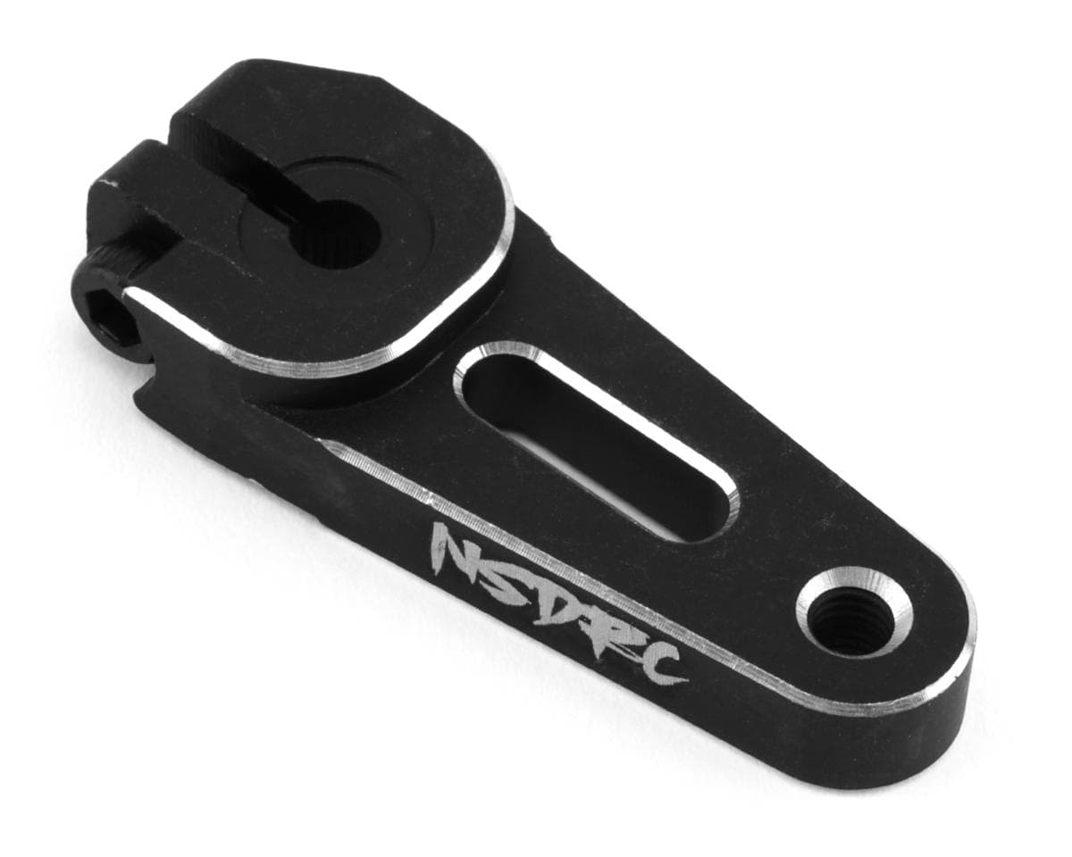 No Superior Designs RC 22mm Aluminum Low Profile Monster Clamping Servo Horn (Black) (25T)
