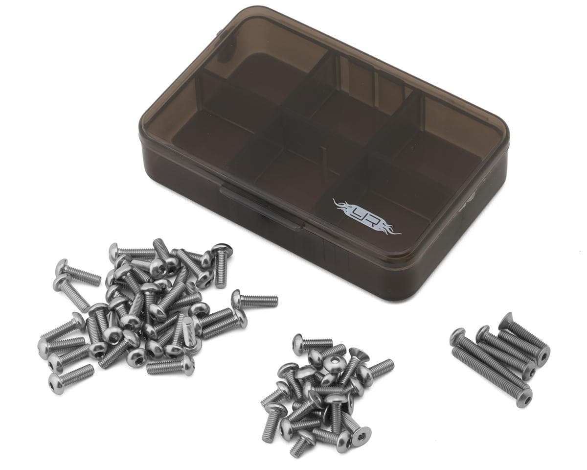 Yeah Racing Tamiya TT-02 SRX Assorted Titanium Screw Set w/Container