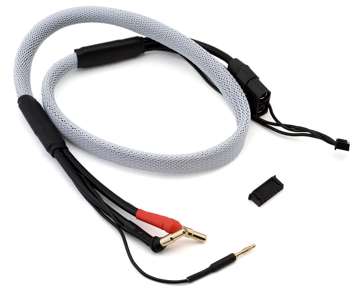 Avid RC 2S Charge Lead Adapter (4/5mm Male Bullets to Female XT90) (White)