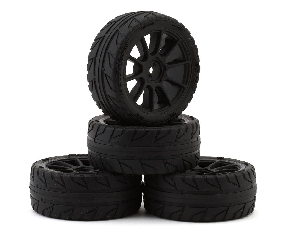 Pro-Line Vector 1.9" Pre-Mounted Buggy Tires (Black) (4) (Typhon Grom) (M2) w/Mach-10 Wheels