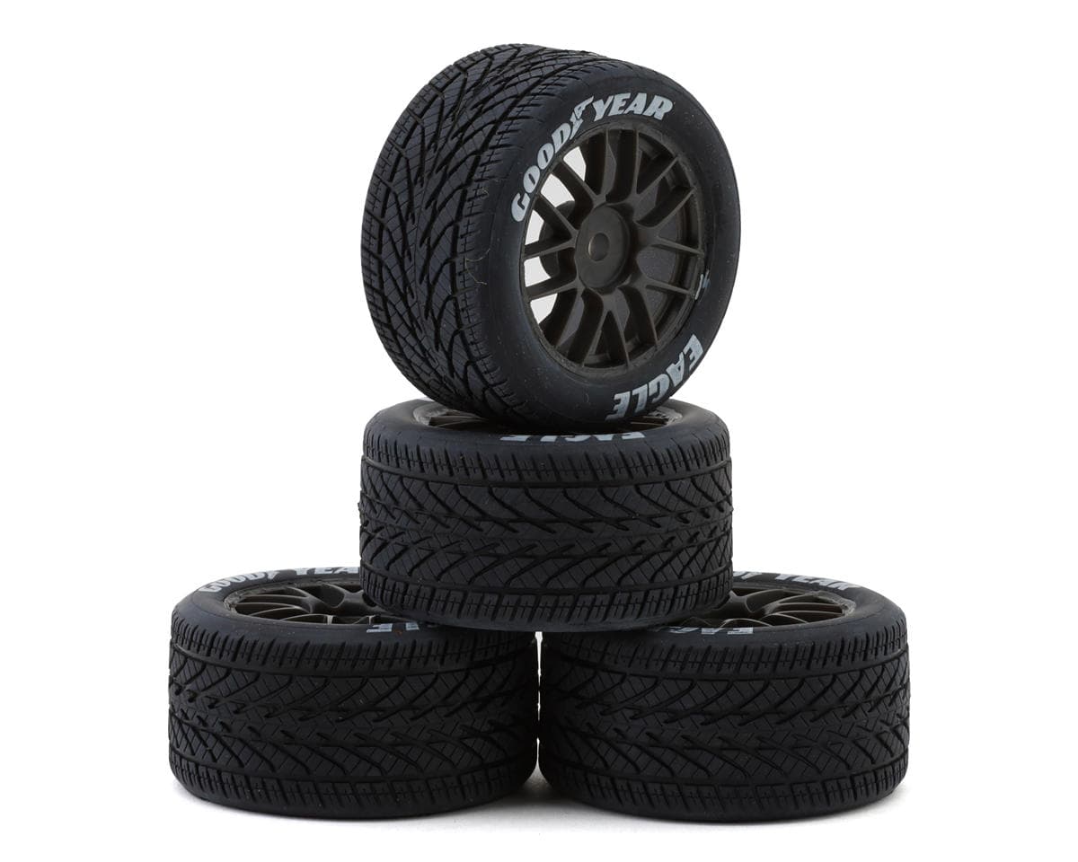 Pro-Line Losi NASCAR 1/12 Goodyear Eagle Pre-Mounted Wet/Rain Tires (4) (Medium)