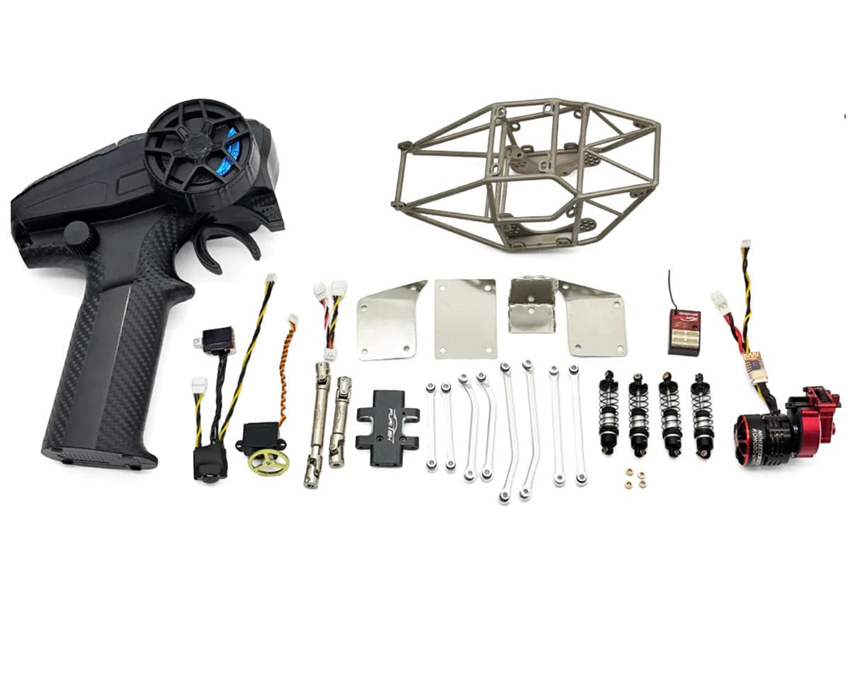 Furitek Titan Buggy 18 4WS 1/18 4WD Brushless Rock Crawler Builder Kit w/2.4GHz Radio