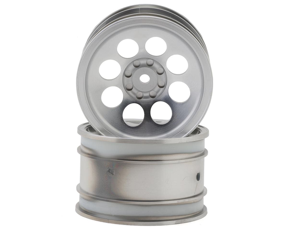 Kyosho Turbo Optima 50mm 8-Hole Wheels (Chrome) (2) w/12mm Hex