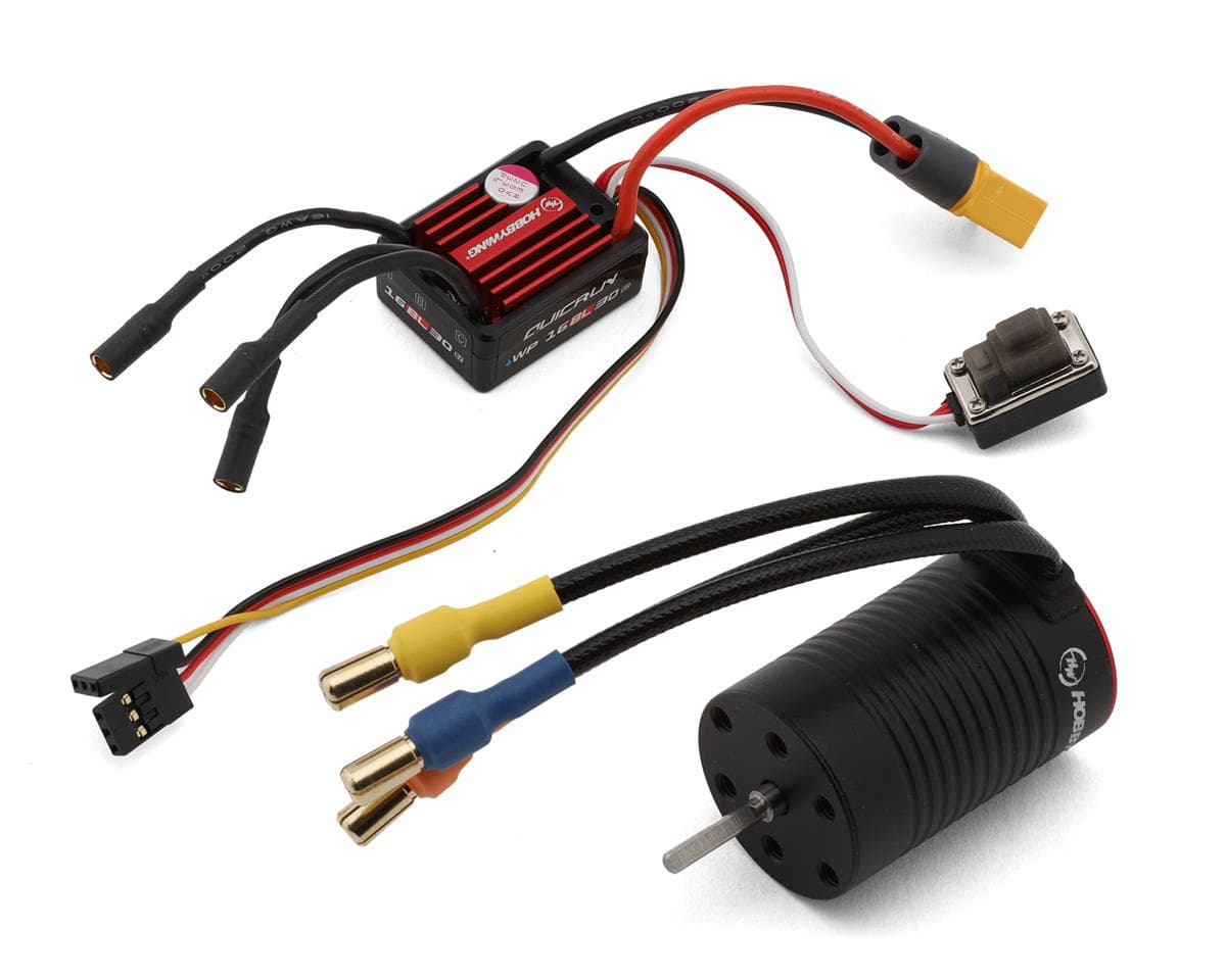 Hobbywing Quicrun 16BL30 G2 Micro Brushless ESC & 2030SL G2 Motor 1/16 Combo (6500kV)