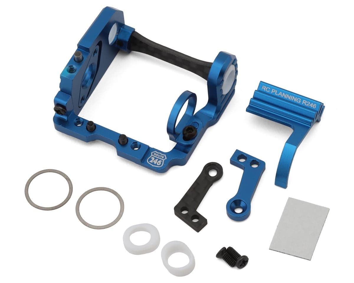 Kyosho Mini-Z MR-03 MML Aluminum Motor Mount Set (Blue) (98mm)