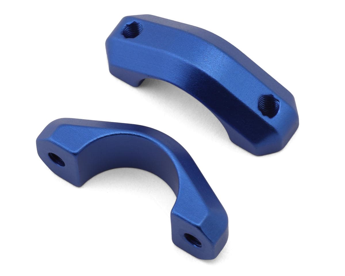 JConcepts Reactor Aluminum Caster Block Clamps (2) (Blue)