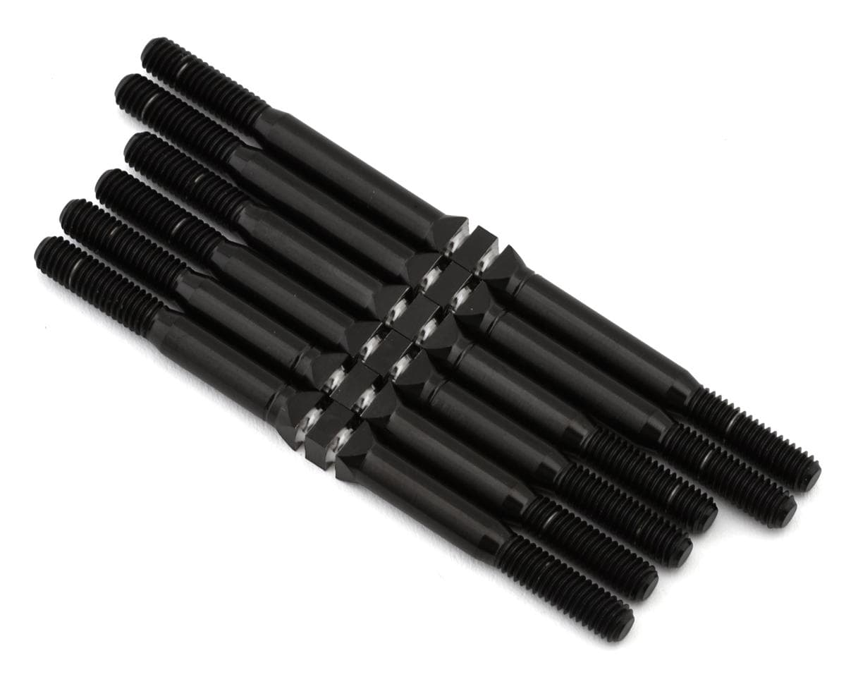 Whitz Racing Products Team Associated T7 HyperMax Titanium Turnbuckles Set (Black)