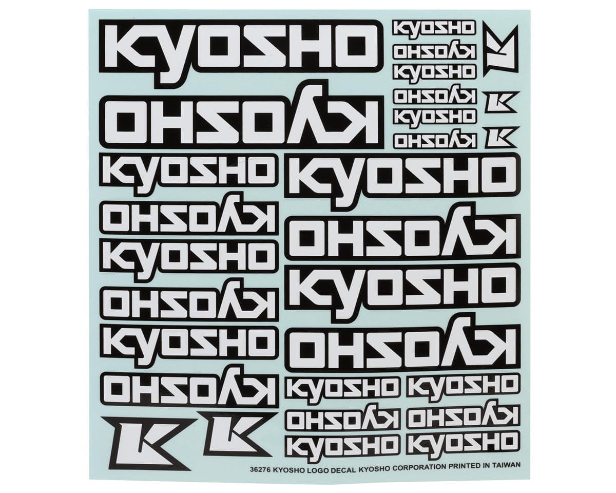 Kyosho Logo Decals Sheet