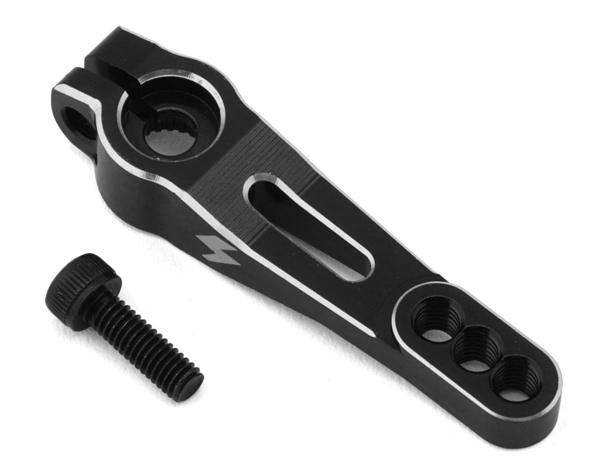 Shibata GRK5-R Ver 2 Aluminum Clamping Servo Horn (Black) (25T) (Futaba/ProTek)