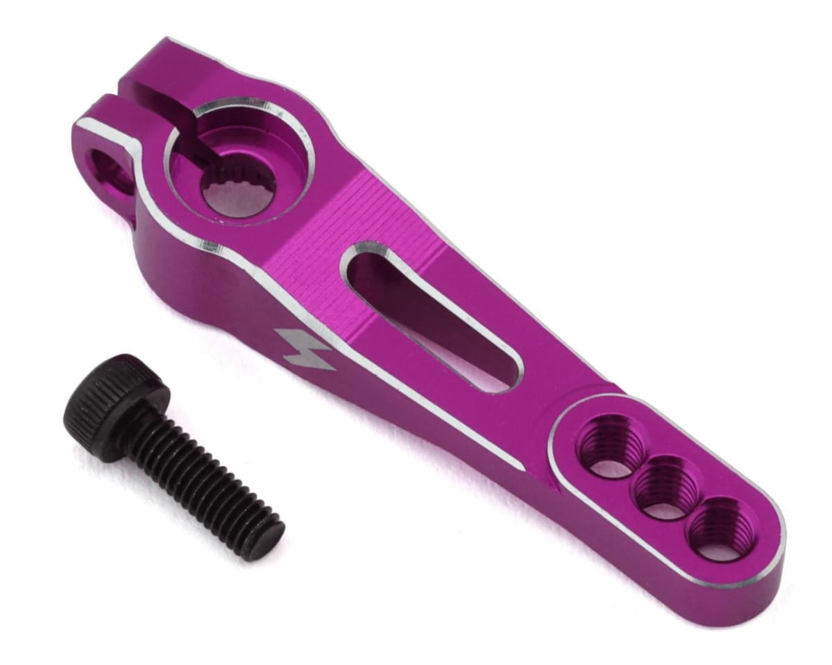 Shibata GRK5-R Ver 2 Aluminum Clamping Servo Horn (Purple) (25T) (Futaba/ProTek)