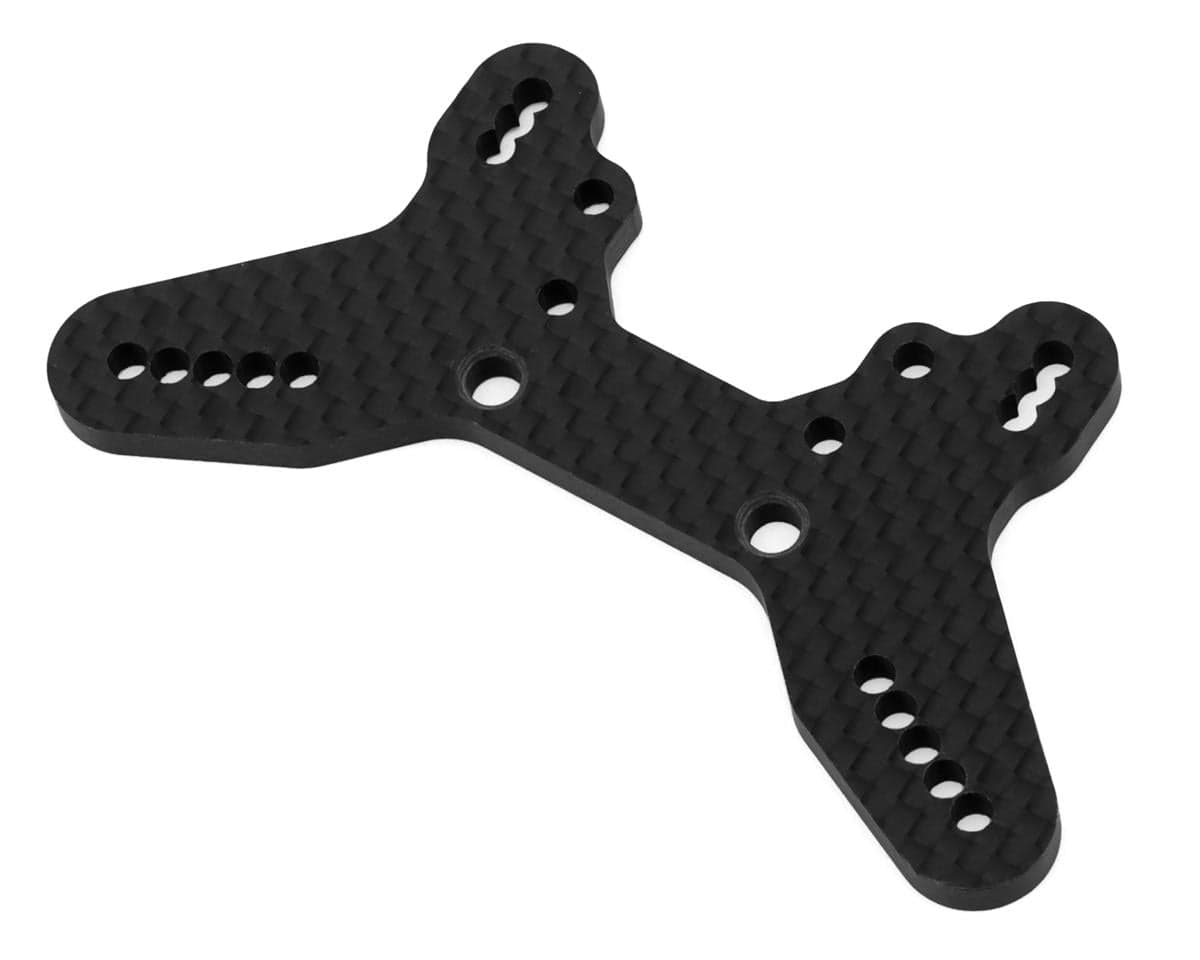 XRAY XB4 HS Bulkhead Carbon Fiber Front Shock Tower (2-Dots)