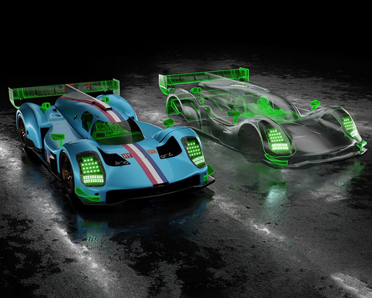 Bittydesign GLH-007 Hypercar 1/10 Aesthetic Body Kit (Clear) w/Cockpit, Light Buckets, Diffuser & Wing