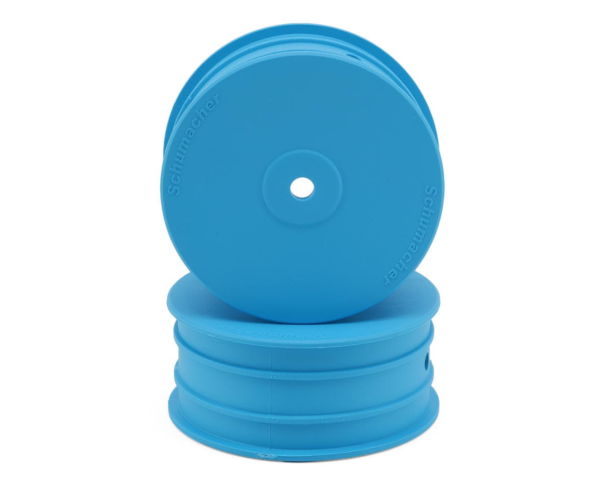 Schumacher 2.2" Front 4WD Buggy Wheels (Blue) (2)