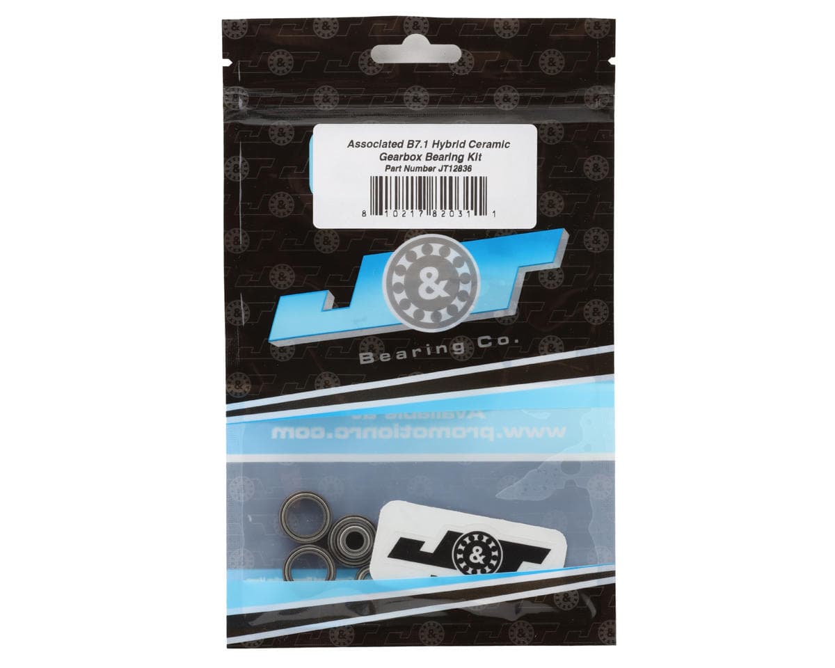 J&T Bearing Co. Associated RC10B7.1 Gearbox Ball Bearing Kit (Hybrid Ceramic)