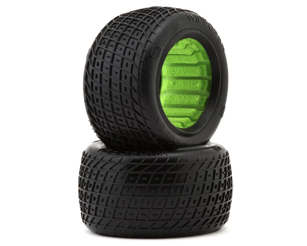 Whitz Racing Products Wideopen 2.2" Rear Buggy Dirt Oval Tires (2) (Soft) w/Foam Inserts