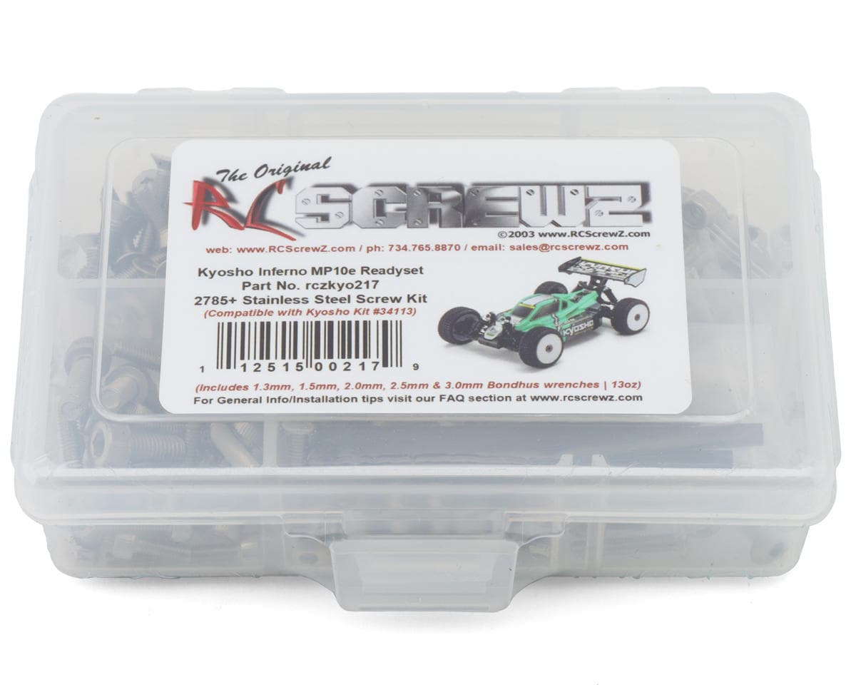 RC Screwz Kyosho Inferno MP10e Readyset Stainless Steel Screws Kit