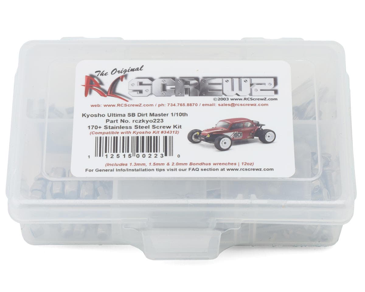 RC Screwz Kyosho Ultima SB Dirt Master Stainless Steel Screws Kit