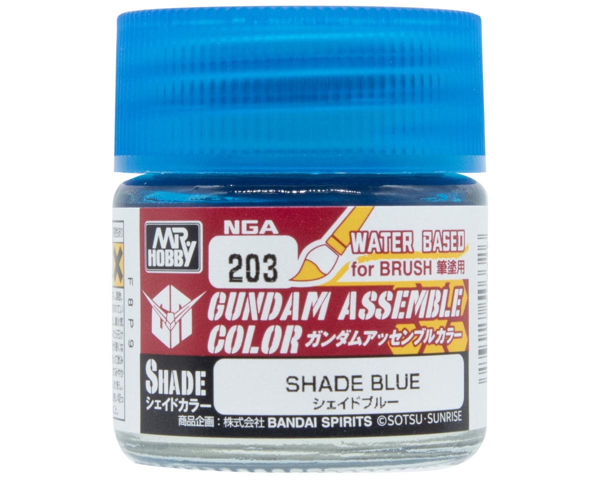 GSI Creos Mr. Hobby Gundam Assemble Color Shade Acrylic Paint (Shade Blue)