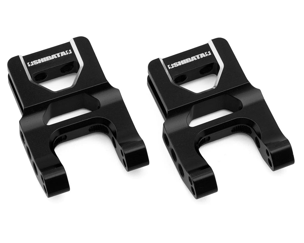 Shibata GRK5-R Aluminum Adjustable Short Rear Lower Suspension Arms (Black) (2)