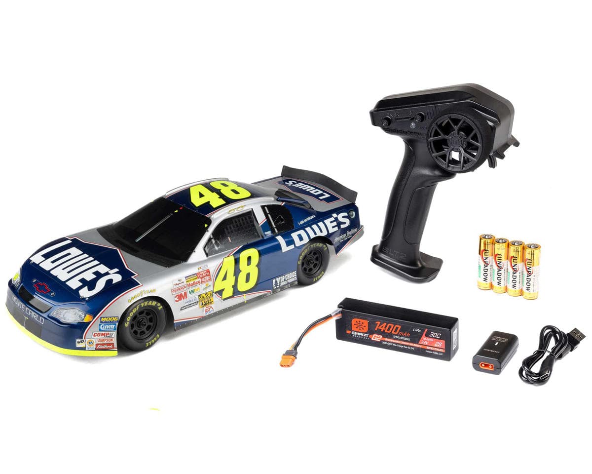 Losi NASCAR #48 Chevrolet Monte Carlo 1/12 2S AWD RTR On-Road Car (Jimmie Johnson) w/2.4GHz Transmitter, Battery, & Charger
