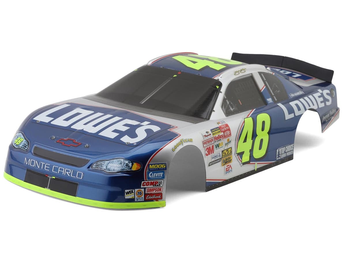 Losi Nascar Jimmie Johnson #48 Lowes 2002 Chevy Monte Carlo Pre-Painted Body
