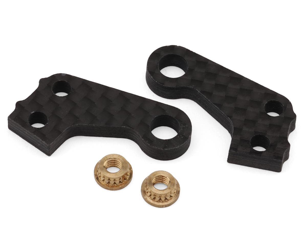 Schumacher CAT PB Worlds Edition "2 Pip" Carbon Fiber Steering Arm (2)