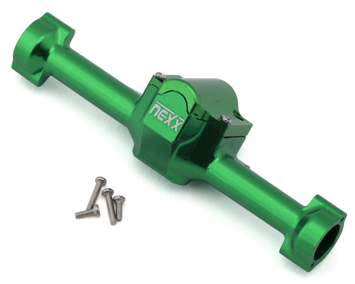 NEXX Racing Axial SCX30 Aluminum Rear Axle Housing (Green)