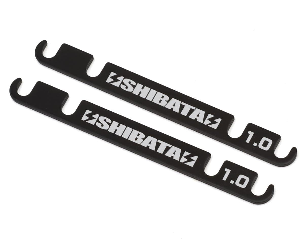 Shibata GRK Aluminum Suspension Mount Raiser Plate (Black) (2) (1.0mm)