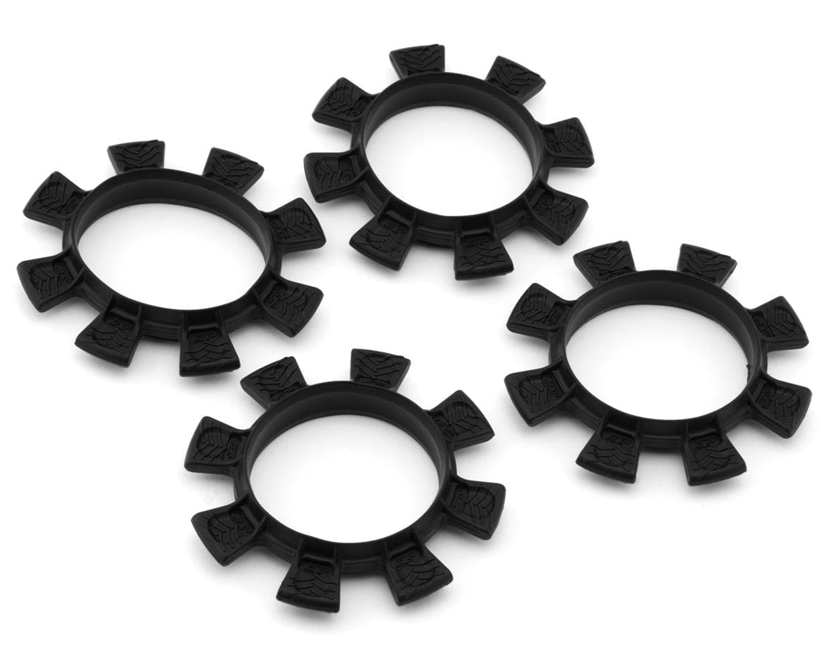 JConcepts Monster Truck "Satellite" Tire Glue Bands (Black) (4)