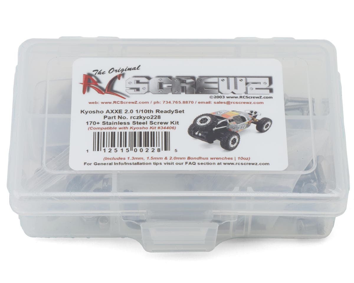 RC Screwz Kyosho AXXE 2.0 ReadySet Stainless Steel Screw Kit