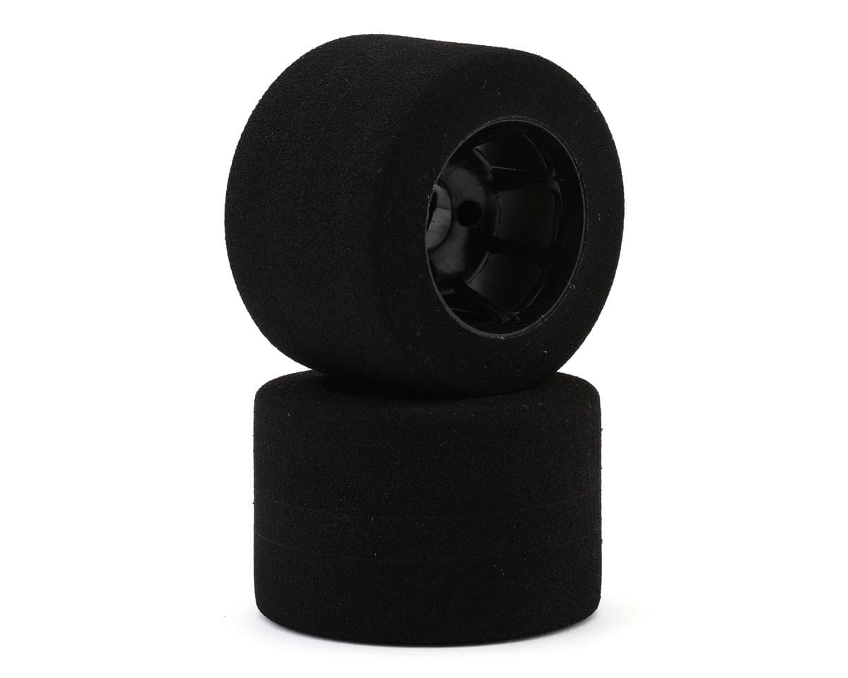 BSR Racing 1/10th 4-Bolt Pre-Mounted Drag Racing Tire (Black) (2) (Yellow)