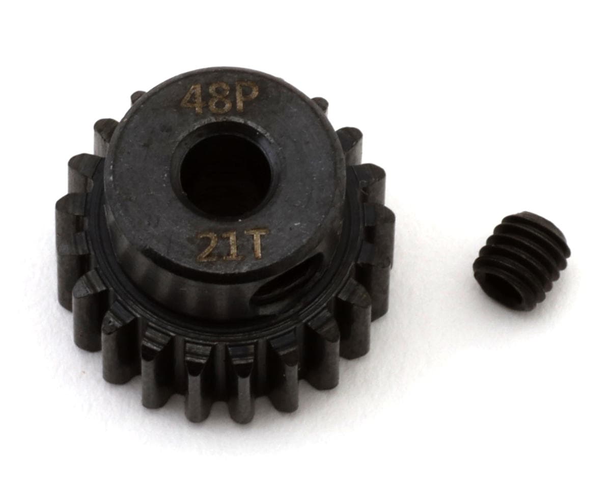 EcoPower Lightweight Steel 48P Pinion Gear (3.17mm Bore) (21T)