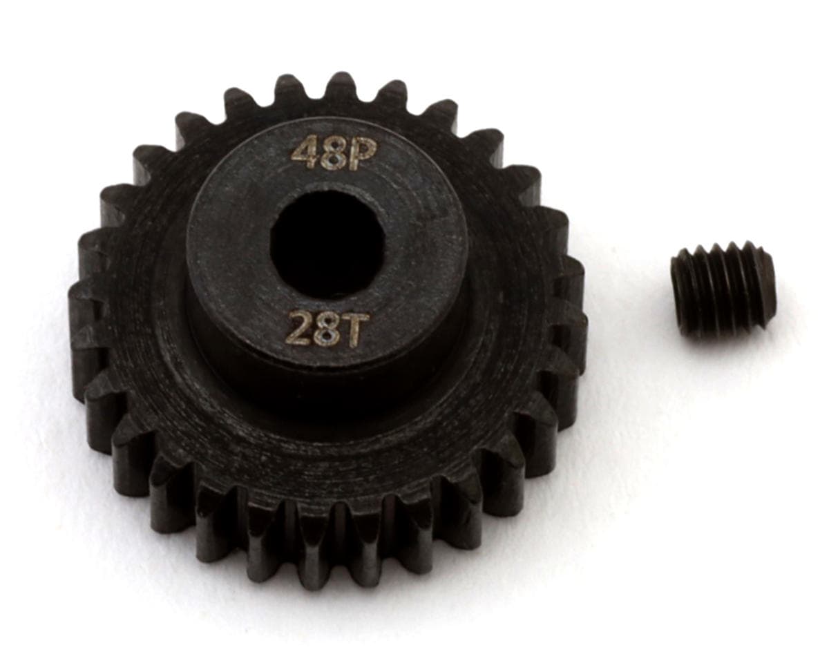EcoPower Lightweight Steel 48P Pinion Gear (3.17mm Bore) (28T)