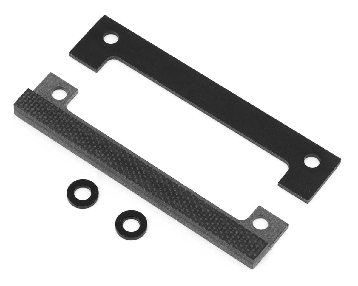 Schumacher LD3/ST2 Worlds Flat Servo Mount Carbon Fiber Spacers (2)