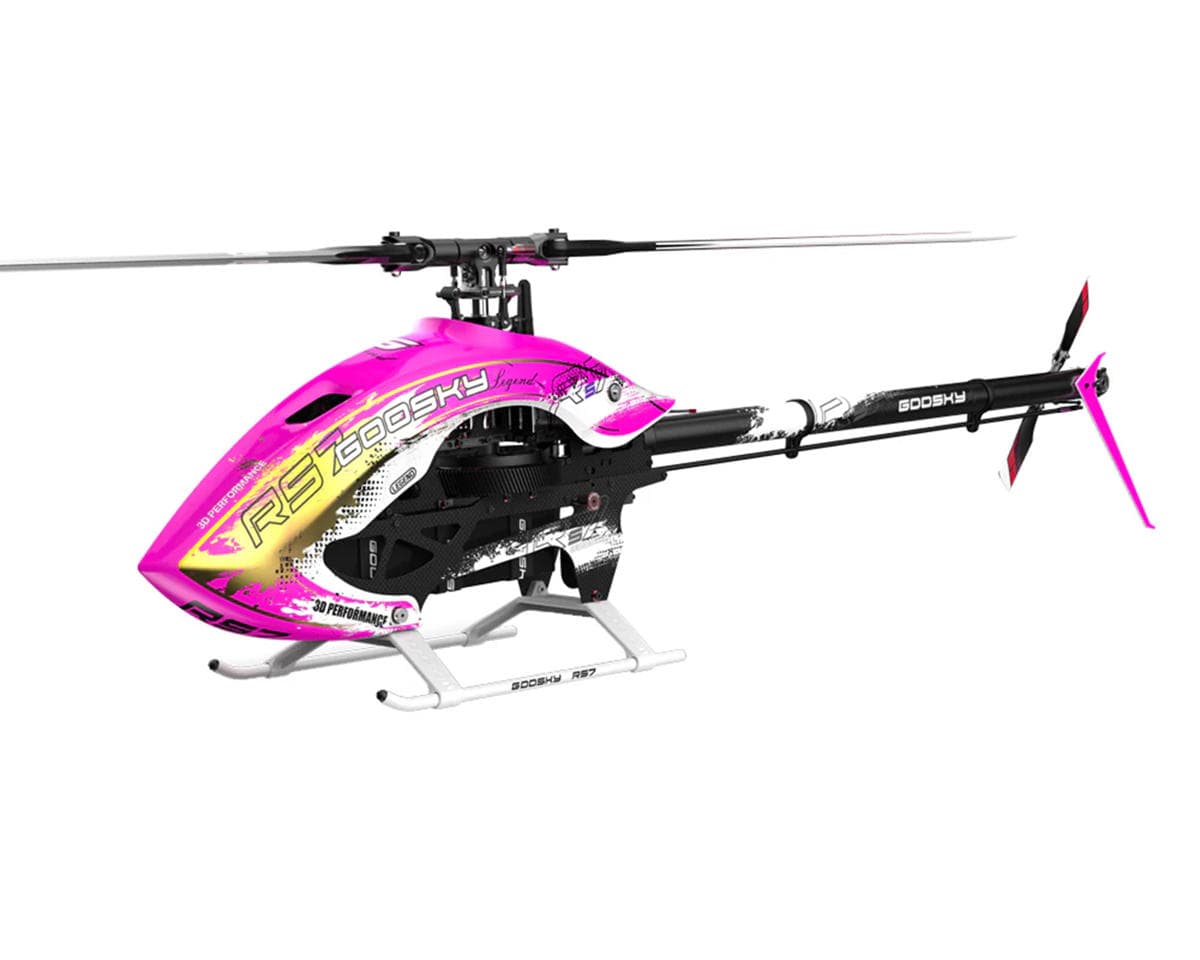 GooSky RS7 Ultra 700 Electric 3D Helicopter Kit (With Blades) (Pink)