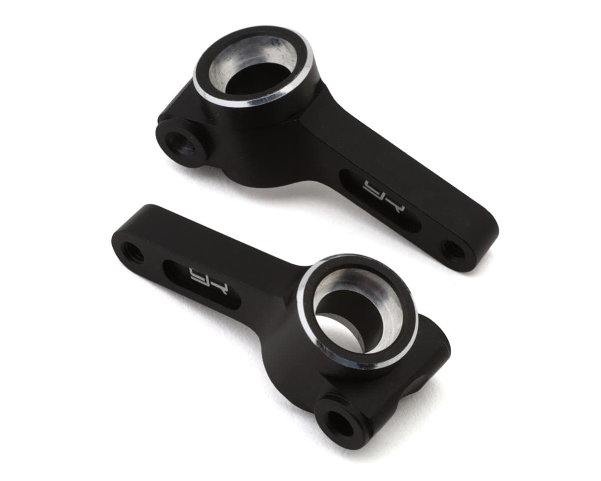 Yeah Racing Team Associated RC10 4WD 7075 Aluminum Rear Hubs (Black) (2)