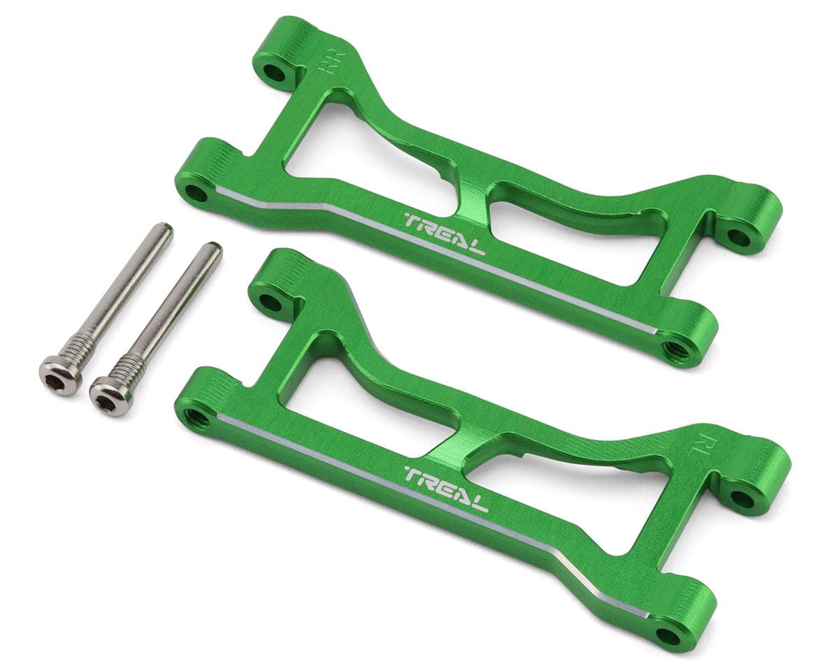 Treal Hobby 7075 Aluminum Rear Upper Suspension Arms for Traxxas® Mini XRT® (Green) (2)