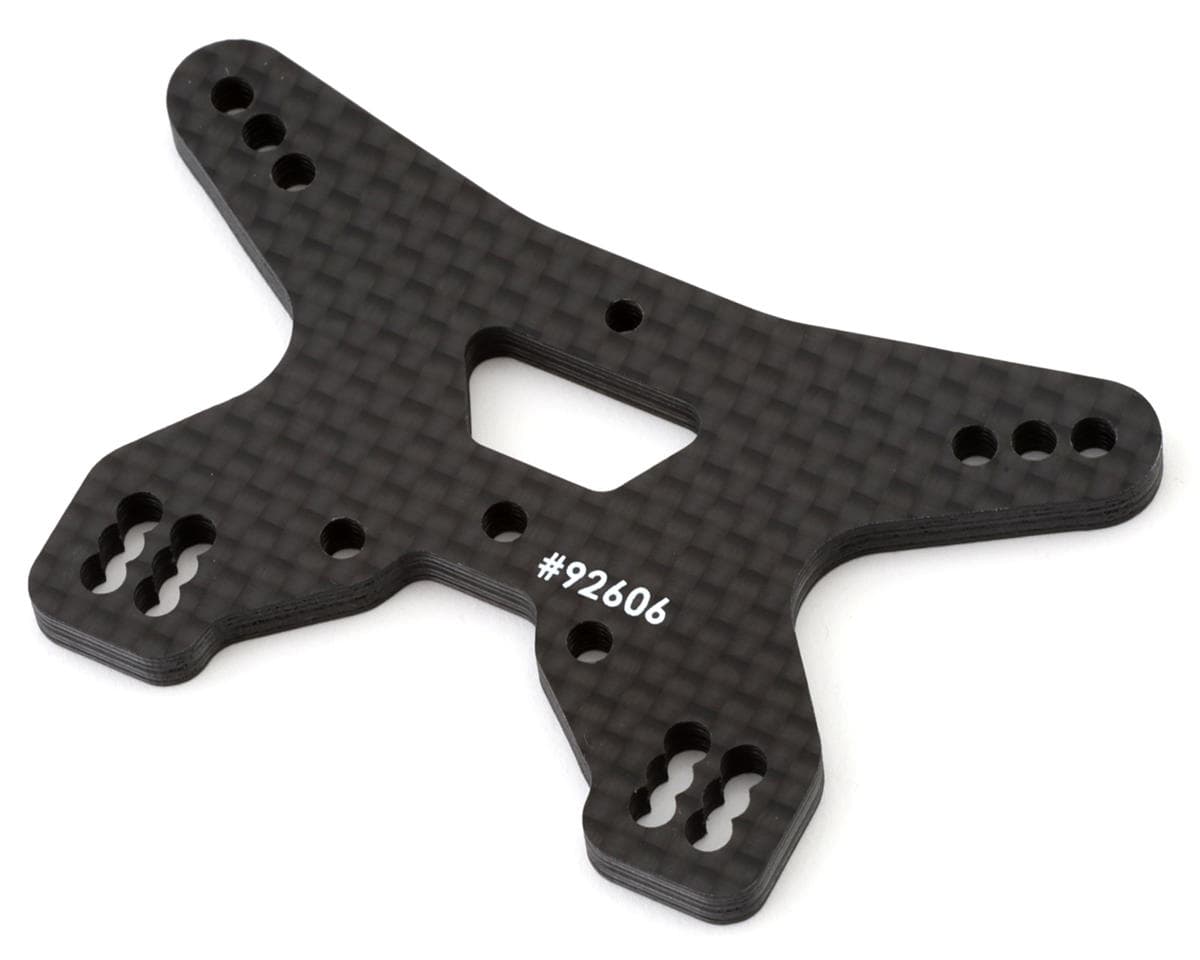 Team Associated RC10T84 Carbon Fiber Front Shock Tower (88.5mm Arm)