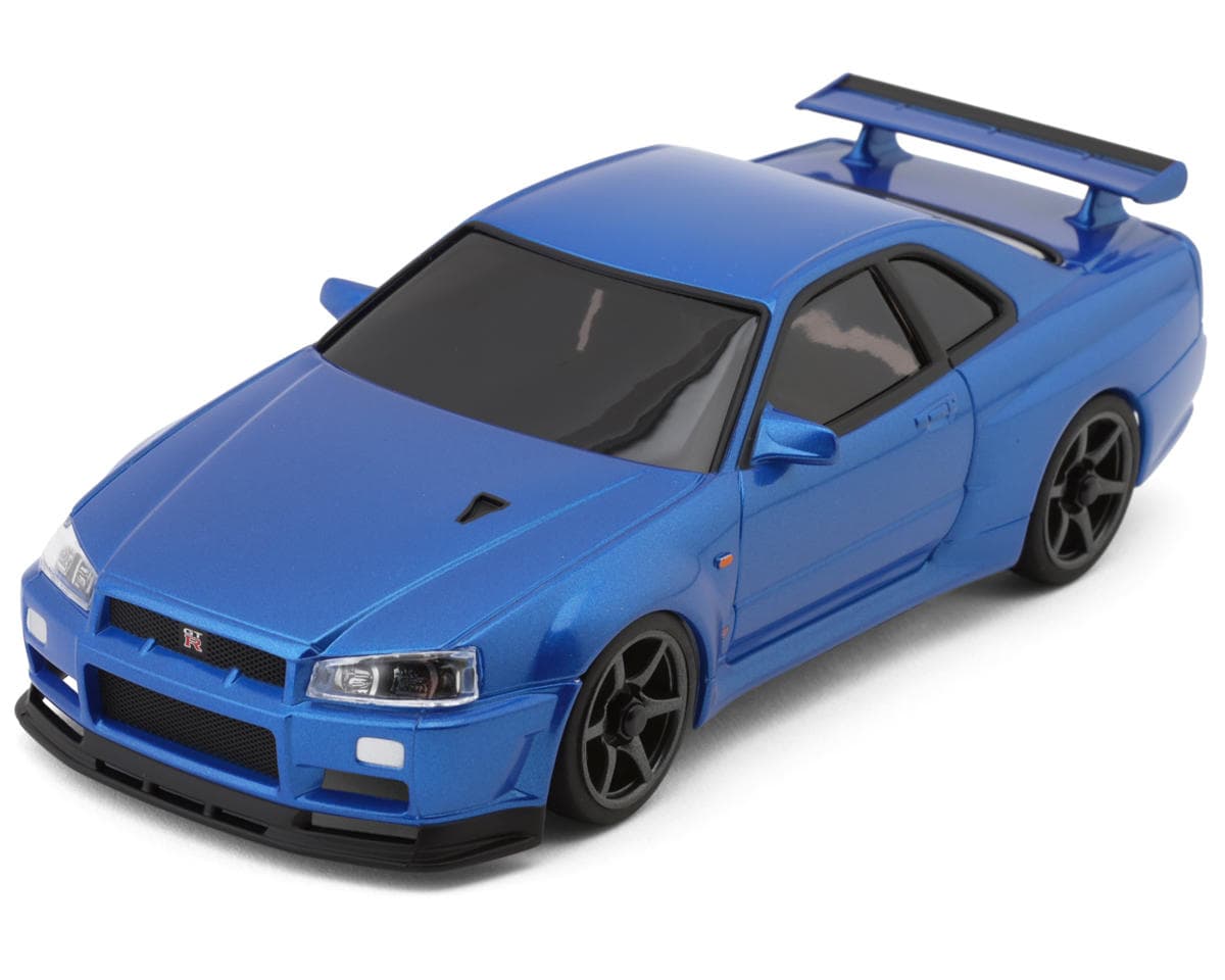 Kyosho Mini-Z MA-020 Nissan Skyline R34 GT-R V.spec II Pre-Painted Body (Metallic Blue)