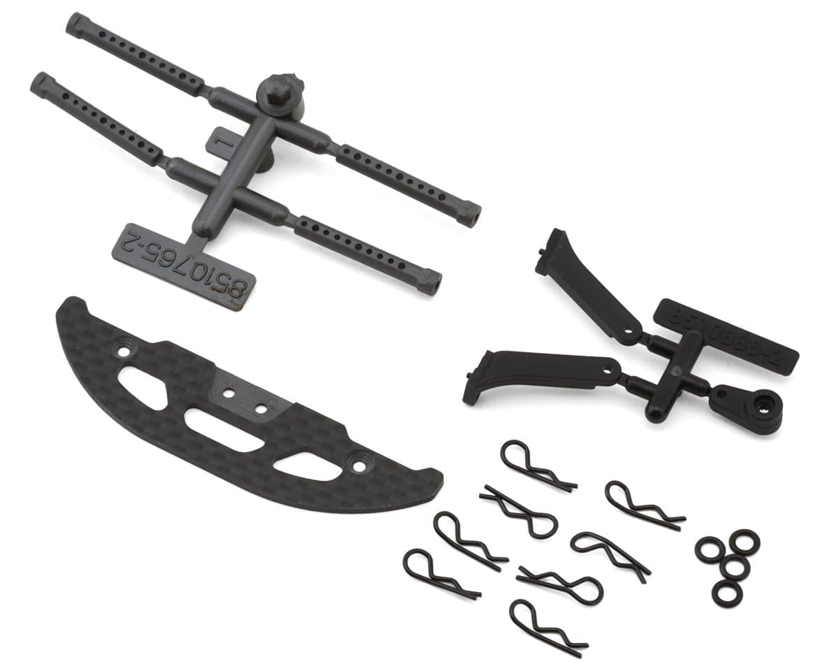 Team Associated TC28 Front Bumper & Body Mount Set