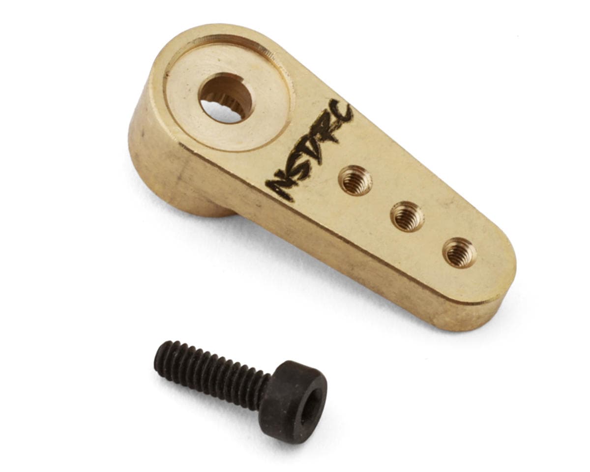 No Superior Designs RC 20mm Brass Micro Servo Horn (Gold) (25T) (3.2g) (RS100)