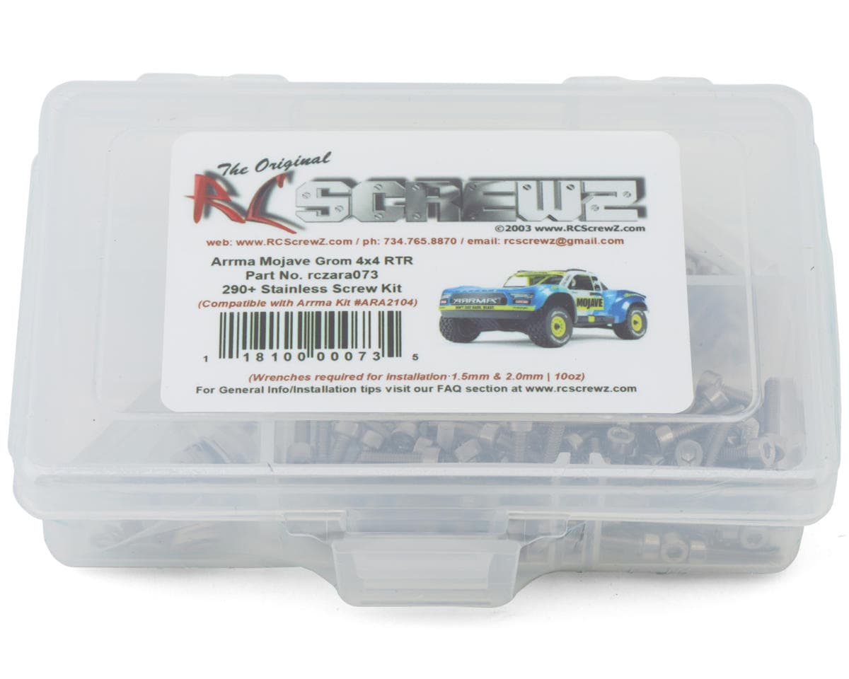 RC Screwz Arrma Grom 4x4 RTR Stainless Steel Screw Kit