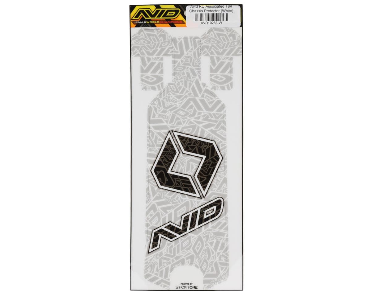 Avid RC Associated T84 Chassis Protector (White)