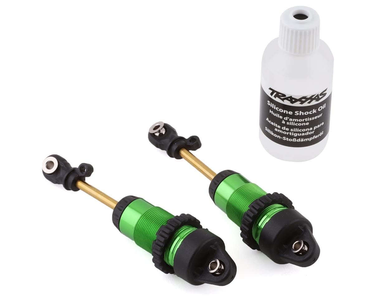 SCRATCH & DENT: Traxxas 1/10 GTR Long Shocks w/Ti-Nitride Shafts (Green) (2)
